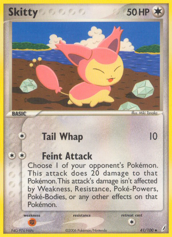 Skitty (41/100) [EX: Crystal Guardians] | Tabernacle Games