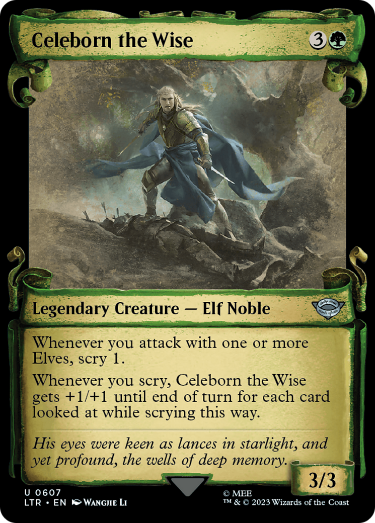 Celeborn the Wise [The Lord of the Rings: Tales of Middle-Earth Showcase Scrolls] | Tabernacle Games