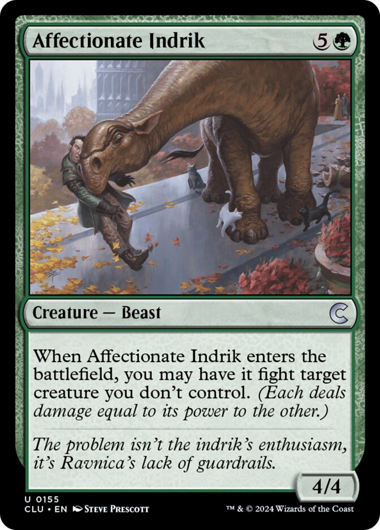 Affectionate Indrik [Ravnica: Clue Edition] | Tabernacle Games