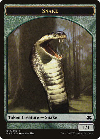 Snake Token [Modern Masters 2015 Tokens] | Tabernacle Games