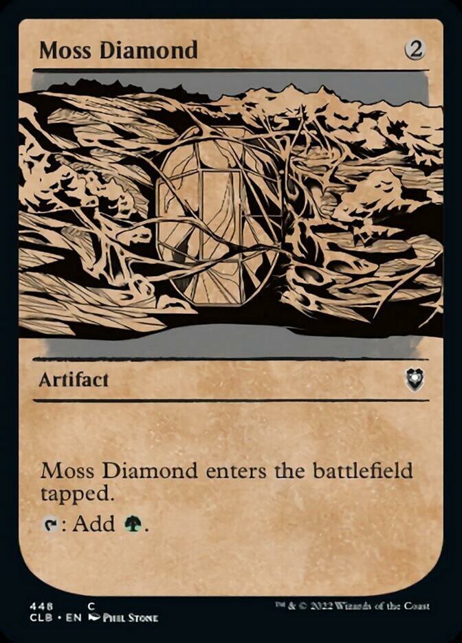 Moss Diamond (Showcase) [Commander Legends: Battle for Baldur's Gate] | Tabernacle Games