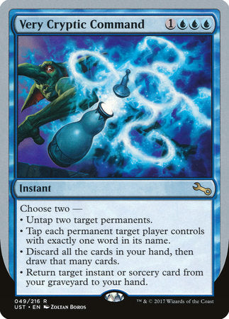 Very Cryptic Command (B) [Unstable] | Tabernacle Games