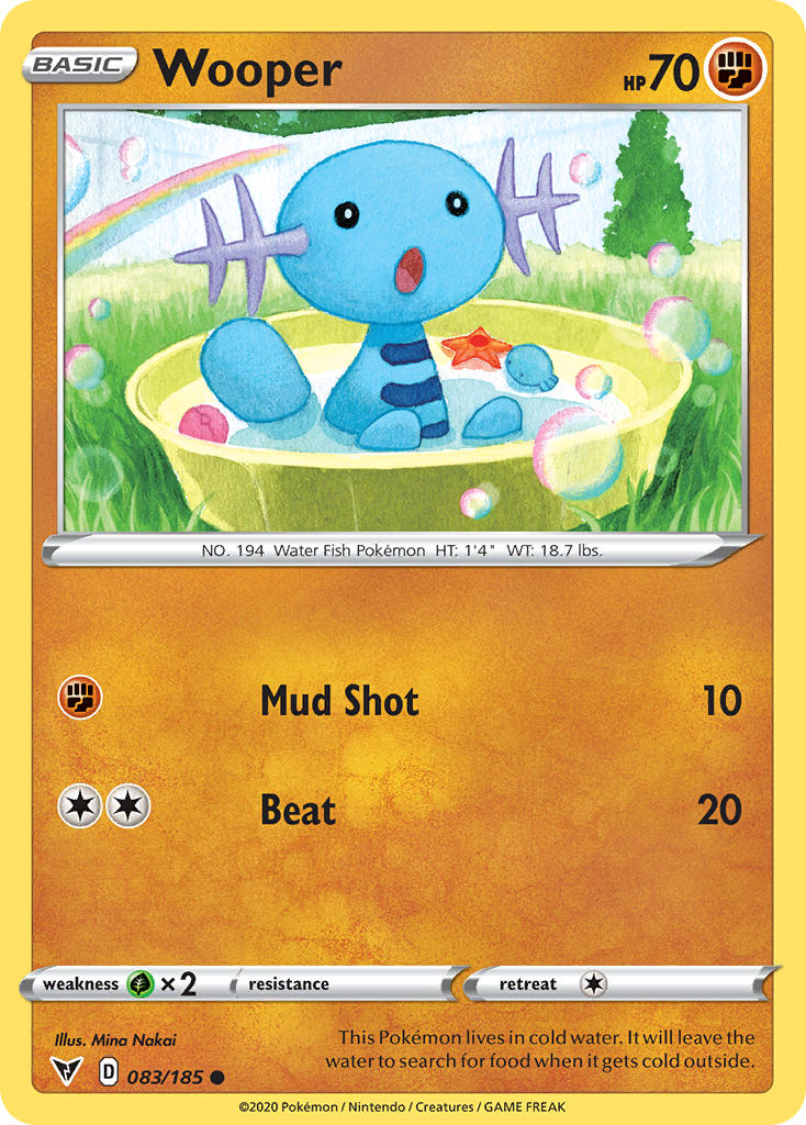 Wooper (083/185) [Sword & Shield: Vivid Voltage] | Tabernacle Games