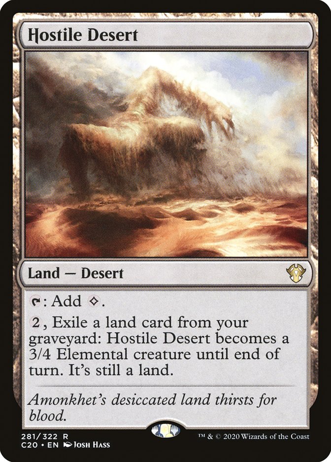 Hostile Desert [Commander 2020] | Tabernacle Games