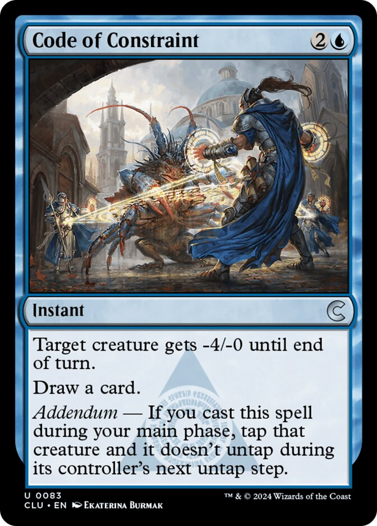Code of Constraint [Ravnica: Clue Edition] | Tabernacle Games