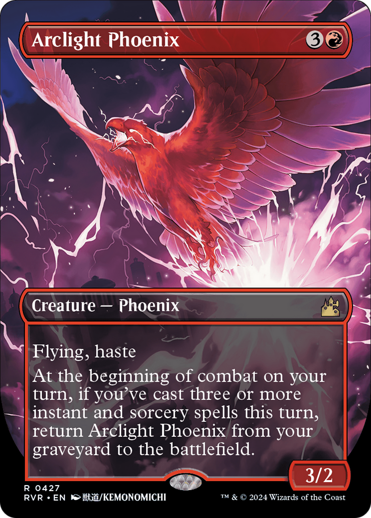 Arclight Phoenix (Anime Borderless) [Ravnica Remastered] | Tabernacle Games