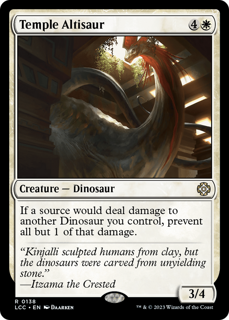 Temple Altisaur [The Lost Caverns of Ixalan Commander] | Tabernacle Games