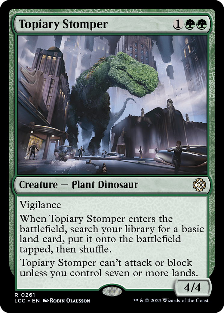 Topiary Stomper [The Lost Caverns of Ixalan Commander] | Tabernacle Games