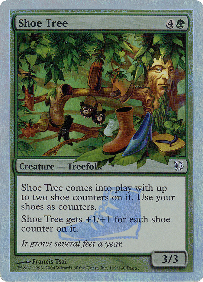 Shoe Tree (Alternate Foil) [Unhinged] | Tabernacle Games