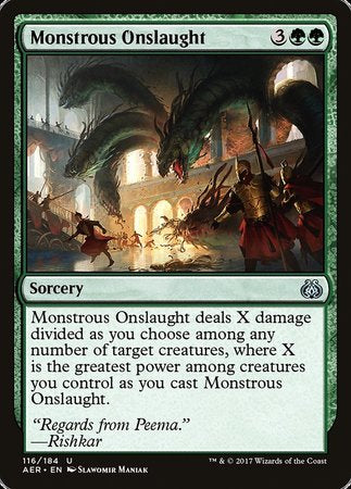 Monstrous Onslaught [Aether Revolt] | Tabernacle Games