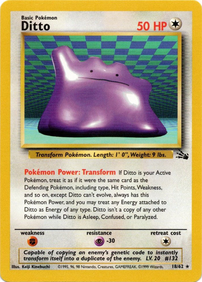 Ditto (18/62) [Fossil Unlimited] | Tabernacle Games