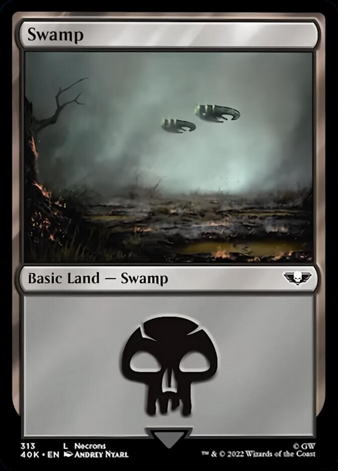 Swamp (313) [Universes Beyond: Warhammer 40,000] | Tabernacle Games
