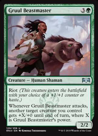 Gruul Beastmaster [Ravnica Allegiance] | Tabernacle Games
