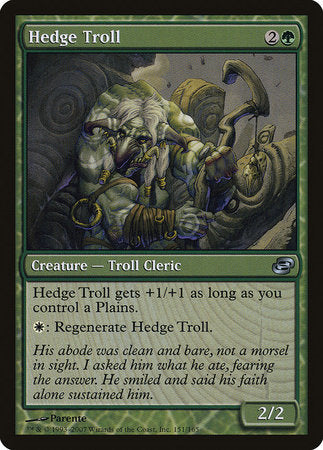 Hedge Troll [Planar Chaos] | Tabernacle Games