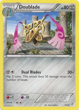 Doublade (14/30) [XY: Trainer Kit 1 - Bisharp] | Tabernacle Games