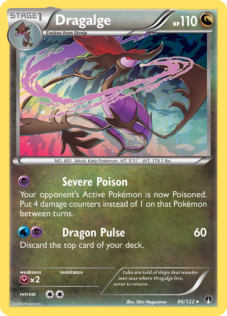 Dragalge (86/122) [XY: BREAKpoint] | Tabernacle Games