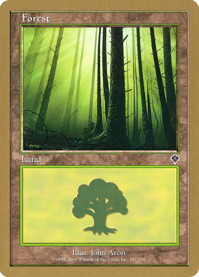 Forest (jt347) (Jan Tomcani) [World Championship Decks 2001] | Tabernacle Games