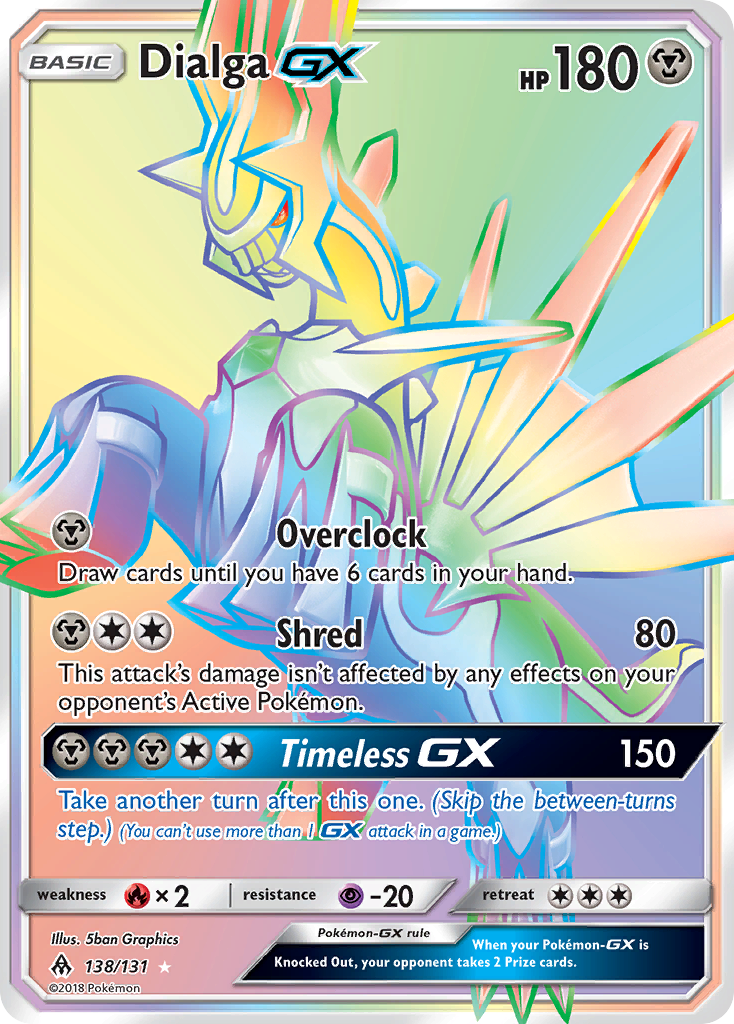 Dialga GX (138/131) [Sun & Moon: Forbidden Light] | Tabernacle Games