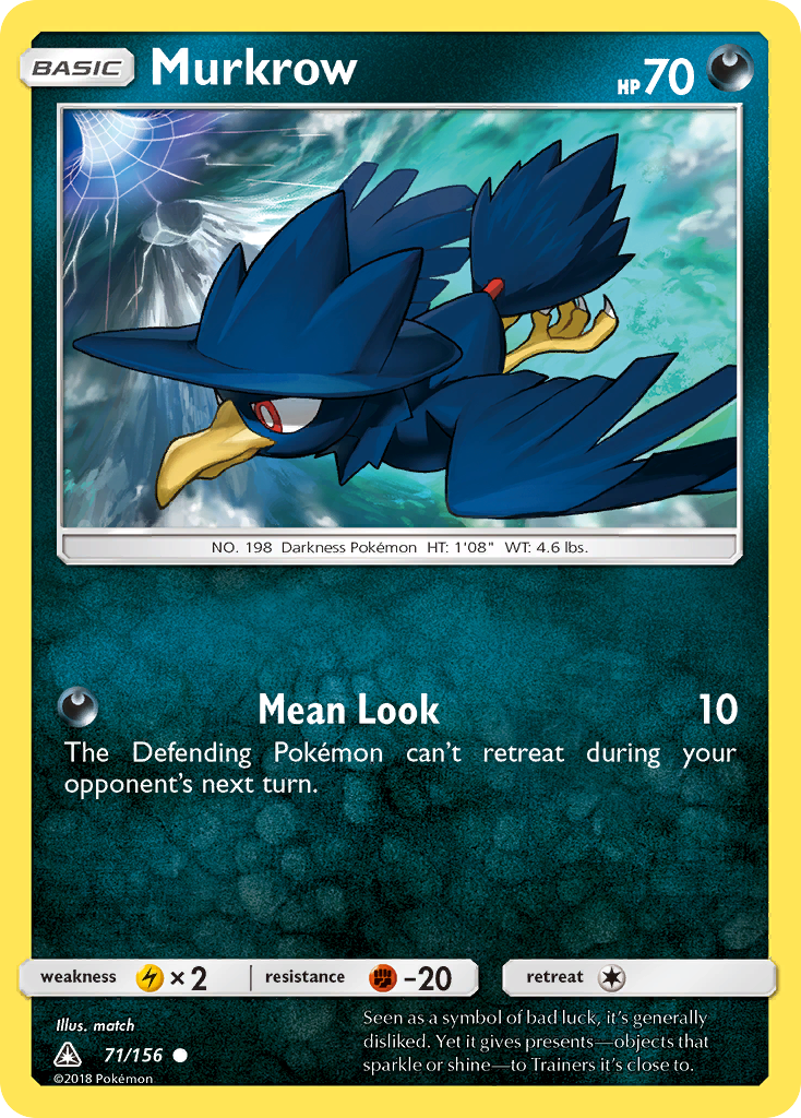 Murkrow (71/156) [Sun & Moon: Ultra Prism] | Tabernacle Games