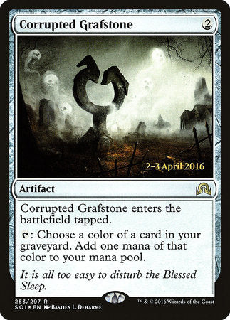 Corrupted Grafstone [Shadows over Innistrad Promos] | Tabernacle Games