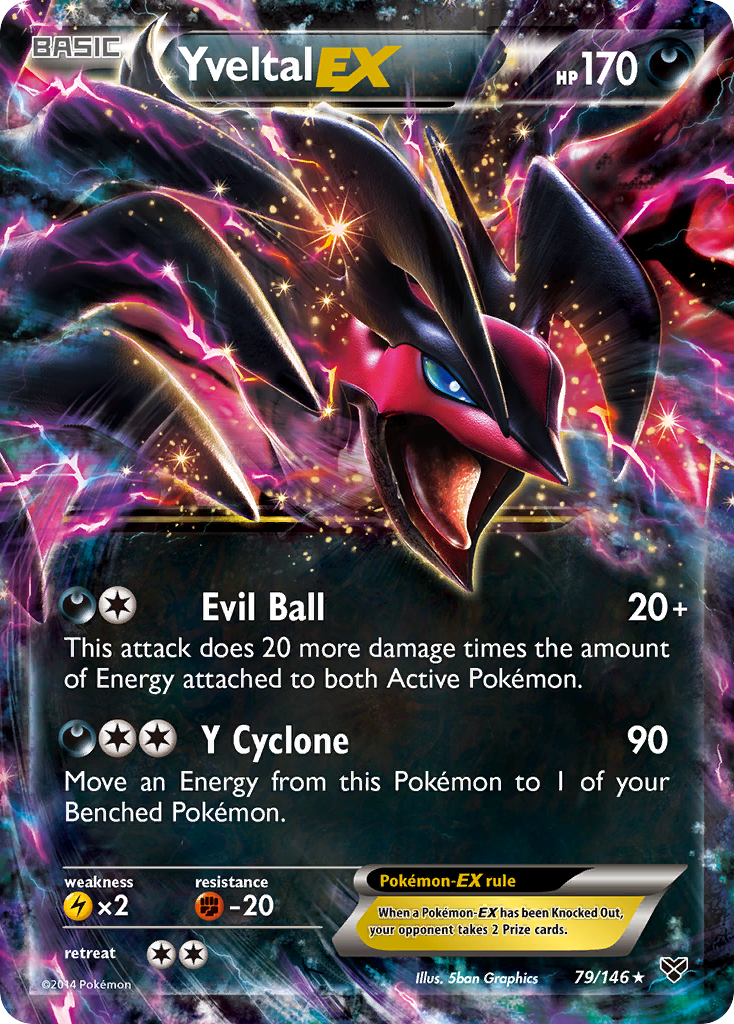 Yveltal EX (79/146) [XY: Base Set] | Tabernacle Games