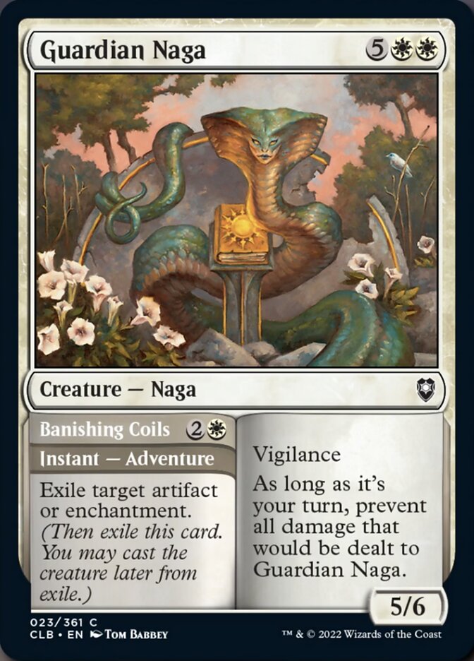 Guardian Naga // Banishing Coils [Commander Legends: Battle for Baldur's Gate] | Tabernacle Games