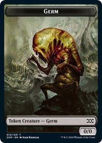 Germ // Human Soldier Double-sided Token [Double Masters Tokens] | Tabernacle Games