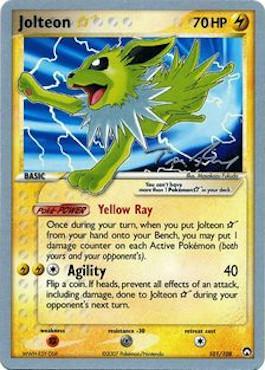 Jolteon Star (101/108) (Legendary Ascent - Tom Roos) [World Championships 2007] | Tabernacle Games