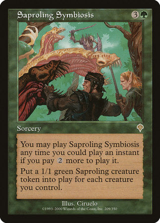 Saproling Symbiosis [Invasion] | Tabernacle Games