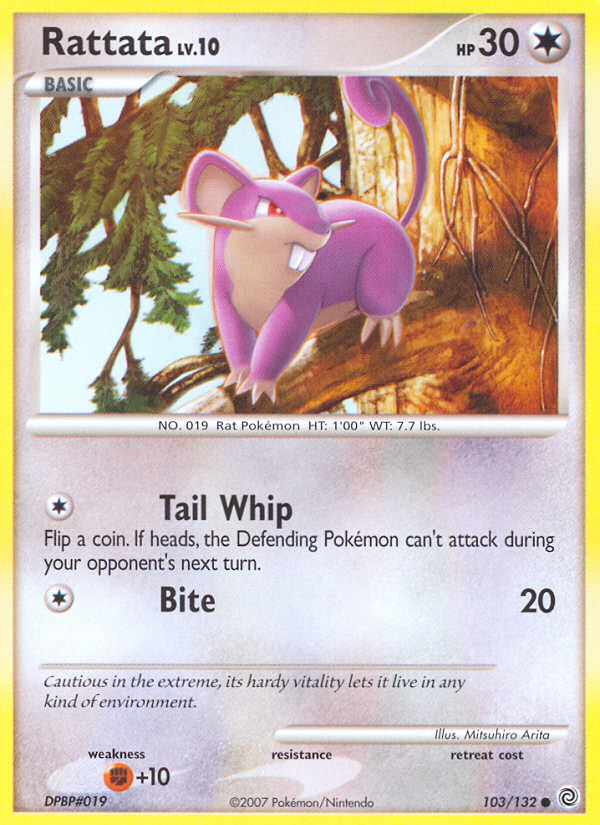 Rattata (103/132) [Diamond & Pearl: Secret Wonders] | Tabernacle Games