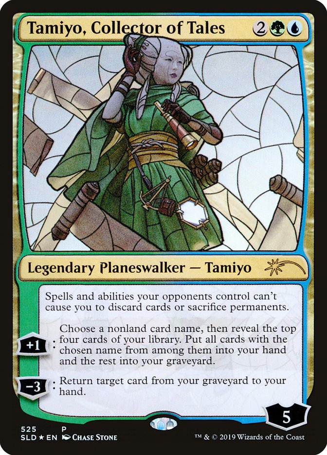 Tamiyo, Collector of Tales (Stained Glass) [Secret Lair Drop Promos] | Tabernacle Games