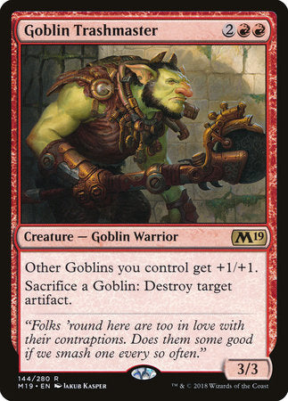 Goblin Trashmaster [Core Set 2019] | Tabernacle Games