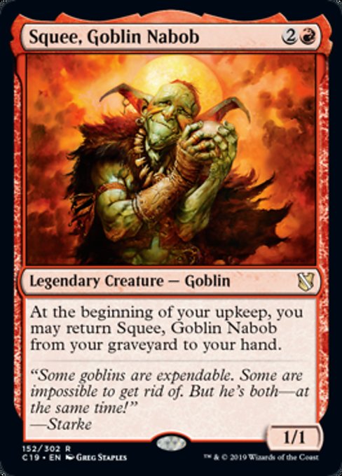 Squee, Goblin Nabob [Commander 2019] | Tabernacle Games