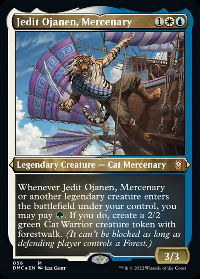 Jedit Ojanen, Mercenary (Foil Etched) [Dominaria United Commander] | Tabernacle Games