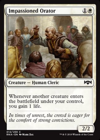 Impassioned Orator [Ravnica Allegiance] | Tabernacle Games