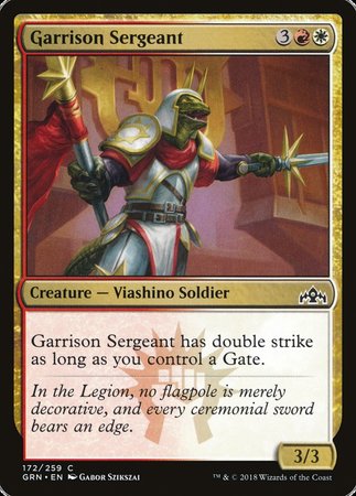 Garrison Sergeant [Guilds of Ravnica] | Tabernacle Games