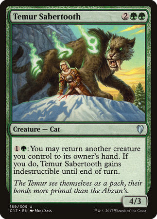 Temur Sabertooth [Commander 2017] | Tabernacle Games