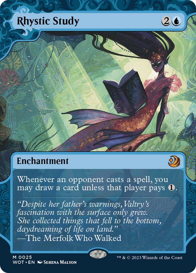 Rhystic Study [Wilds of Eldraine: Enchanting Tales] | Tabernacle Games