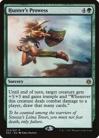 Hunter's Prowess [Explorers of Ixalan] | Tabernacle Games