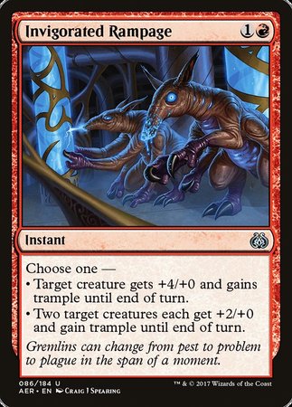 Invigorated Rampage [Aether Revolt] | Tabernacle Games