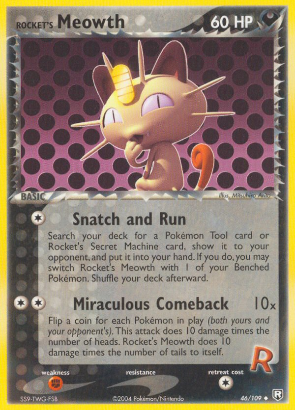 Rocket's Meowth (46/109) [EX: Team Rocket Returns] | Tabernacle Games