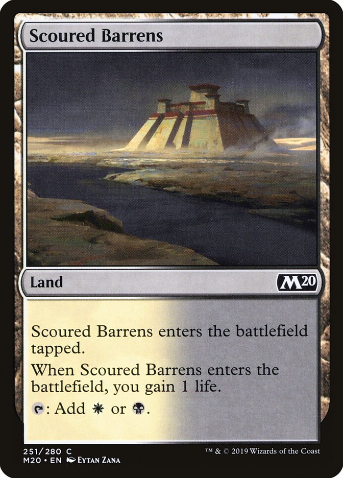 Scoured Barrens [Core Set 2020] | Tabernacle Games