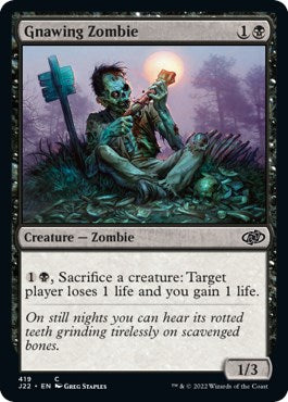Gnawing Zombie [Jumpstart 2022] | Tabernacle Games