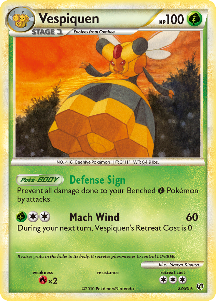 Vespiquen (23/90) [HeartGold & SoulSilver: Undaunted] | Tabernacle Games