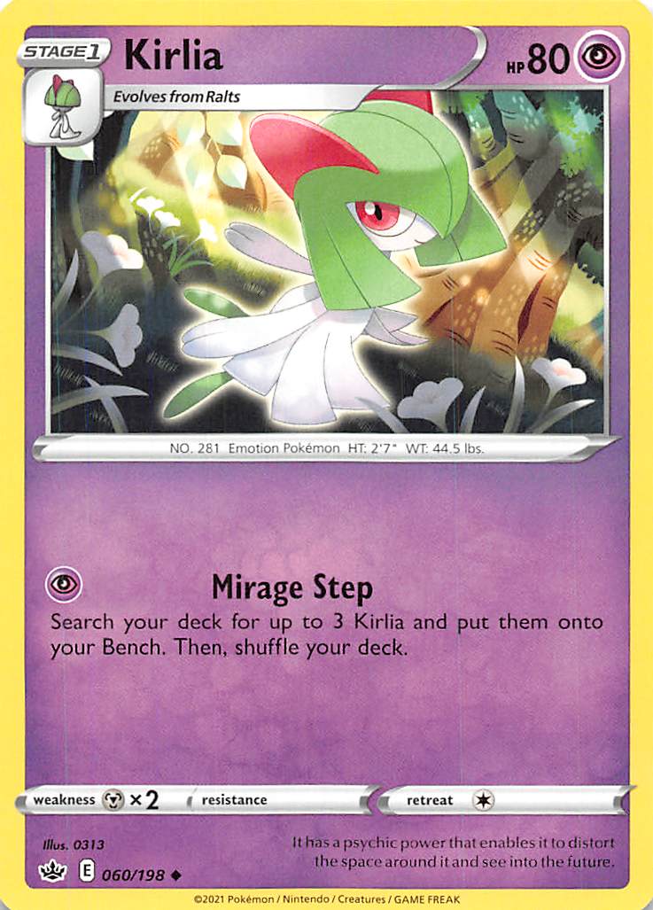 Kirlia (060/198) [Sword & Shield: Chilling Reign] | Tabernacle Games