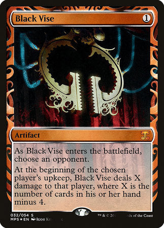 Black Vise [Kaladesh Inventions] | Tabernacle Games