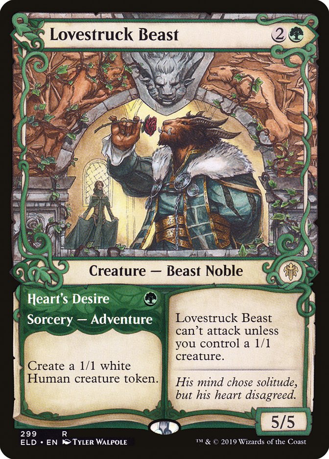 Lovestruck Beast // Heart's Desire (Showcase) [Throne of Eldraine] | Tabernacle Games