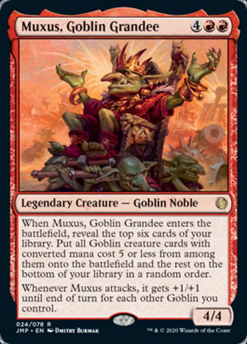 Muxus, Goblin Grandee [Jumpstart] | Tabernacle Games