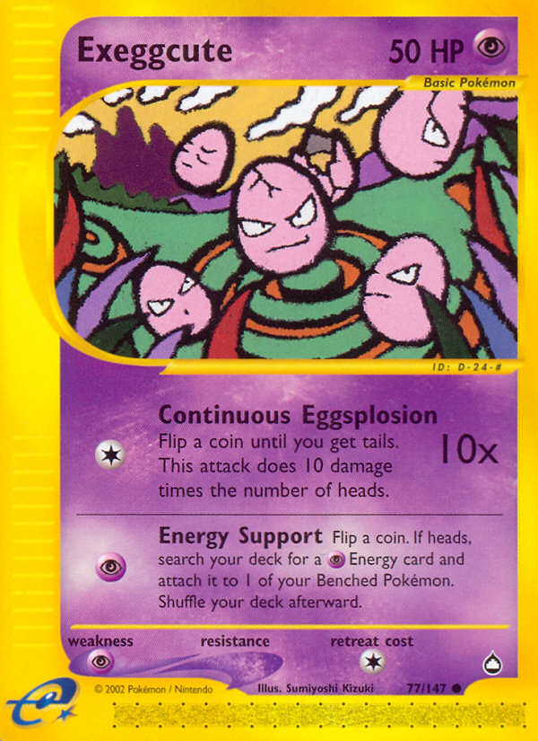 Exeggcute (77/147) [Aquapolis] | Tabernacle Games