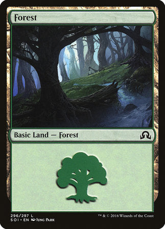 Forest (296) [Shadows over Innistrad] | Tabernacle Games